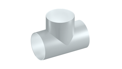 кожух оцинкованный для тройника 470x0,8 мм купить в Кургане