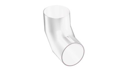 кожух оцинкованный для отвода 90° 120x0,55 мм купить в Кургане