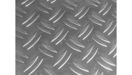 Лист алюминиевый рифленый дуэт 1 мм АМг2 фото лист алюминиевый рифленый дуэт 1 мм АМг2 купить в Кургане