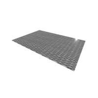 Лист нержавеющий рифленый ромб 1x1500x3000 мм AISI 430 DIN 50049-1992