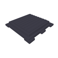 Люк чугунный тяжелый квадратный Т (С250) 400х400 мм СЧ30 ГОСТ 3634-2019