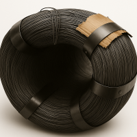 Проволока стальная вязальная черная 9 мм 05кп ГОСТ 3282-74