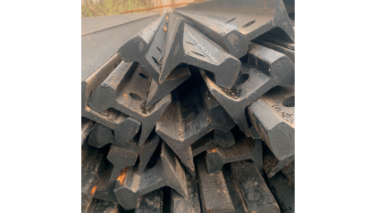 рельсы Р24 стальные узкоколейные 7 м Э76 купить в Кургане