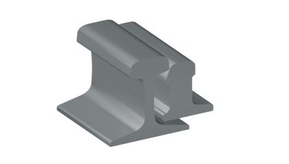 рельсы Р50 стальные рамные с остряком 9 м Э76 купить в Кургане