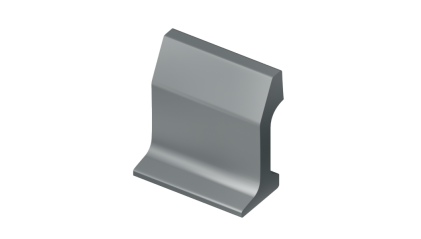 Рельсы РК50 стальные контррельсовые 1,5 м Э76Т фото рельсы РК50 стальные контррельсовые 1,5 м Э76Т купить в Кургане