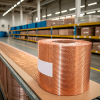 Сетка медная 0,4x0,4x0,2 мм М1 ГОСТ 6613-86