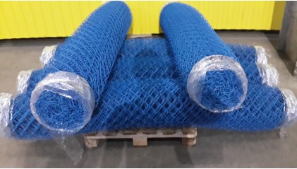 сетку рабицу стальную с полимерным покрытием (ПВХ) 75x75 2,2 мм купить в Кургане