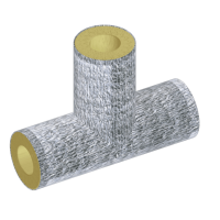 Тройник теплоизоляционный минераловатный фольгированный 159x57 мм ГОСТ 30732-2020