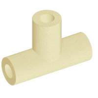 Тройник теплоизоляционный минераловатный 32x32 мм ГОСТ 30732-2020