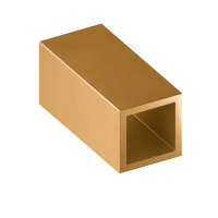 Труба латунная профильная квадратная ДКВНТ 10x10x2 мм Л68 ТУ 48-21-428-84