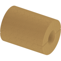 Цилиндр теплоизоляционный базальтовый вырезной без покрытия 720x100x1000 мм НГ Ц 100 ГОСТ 23208-2022