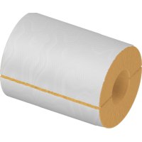 Цилиндр теплоизоляционный минераловатный вырезной оцинкованный 1020x100x1200 мм НГ Ц 150 ГОСТ 23208-2022