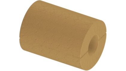 цилиндр теплоизоляционный базальтовый 102x60x500 мм Г1 Ц 100 купить в Кургане